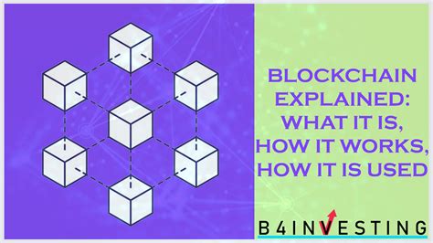 Blockchain Explained What It Is How It Works Where It Is Used