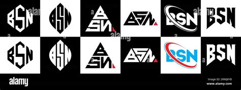 Bsn Logos Stock Vector Images Alamy