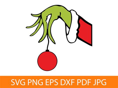 Grinch Stole Svg Grinch Hand Svg Christmas Svg Grinch Stole Clipart