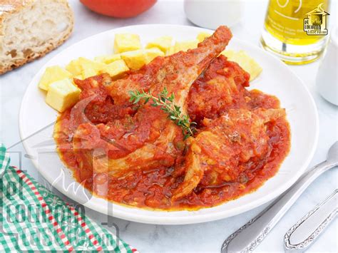 Conejo Con Tomate Para 6 Personas El Cocinero Casero Carnes