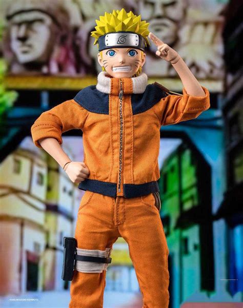 Action Figure Naruto Uzumaki Gennin Naruto Clássico Escala 16