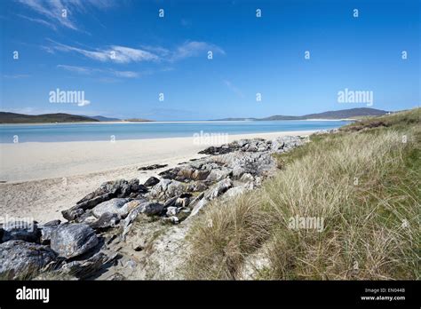 Tidal Beach Of Luskentyre Isle Of Harris Outer Hebrides Scotland