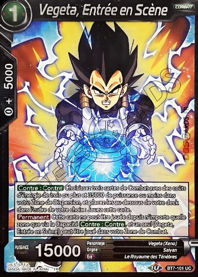 BT7 101 UC Vegeta Entrée en Scène SD14 DBSCards fr