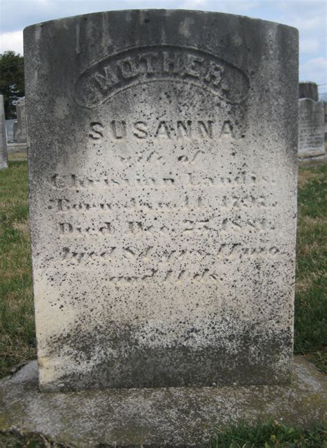 Susanna Brubaker Brubaker Landis 1797 1881 Find A Grave Memorial