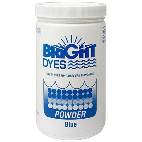 Bright Dyes Blue 1 Lb Container Size Dye Tracer Powder 8ze47