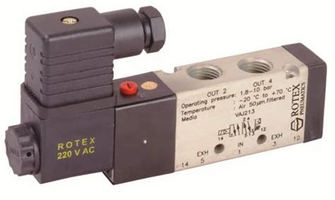 Rotex Automation Limited 5 Port Spool Type Single Solenoid Valve Id