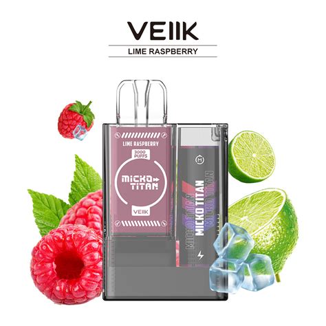 Fruit Flavors Veiik Micko Titan 3000 Puffs Disposable Vape Pen 30mg