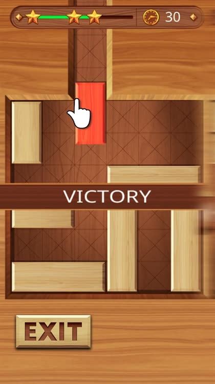 Exit Unblock Red Wood Block By Playtouch