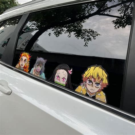 Anime Car Sticker Decals 3D Anime Stickers Car Decal Bumper Stickers ...