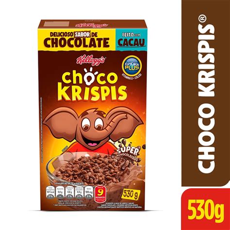 Cereal Matinal Choco Krispis Chocolate Kelloggs 530g Shopee Brasil