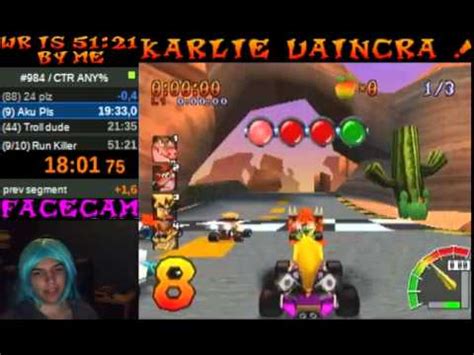 Crash Team Racing Any Speedrun WR In 51 19 YouTube