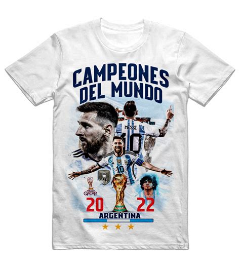 Buy Lokomoto Messi Argentina World Champion T Shirt Catar Leo