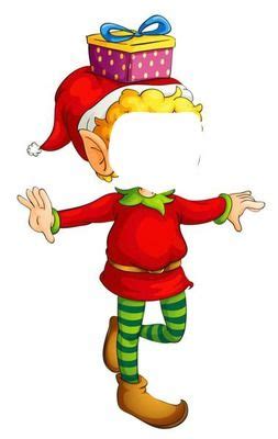 Montaje Fotografico Elfo Pixiz Christmas Cutouts Elf Crafts Diy