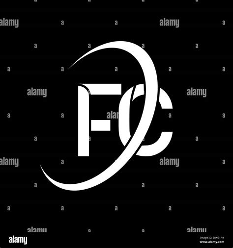 Fc Logo F C Design White Fc Letter Fcf C Letter Logo Design