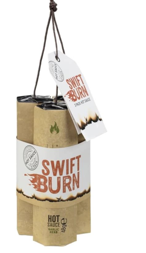 Hot Sauce Gift Set Chilli Sauces In Dynamite Shaped Bottles Novelty Spicy Gifts Garlic