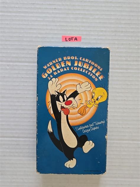 Sylvester And Tweety S Crazy Capers VHS Golden Jubilee 24 Karat EBay