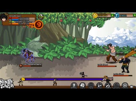 Ninja Saga R Balaj Vs 9 STRONG ENEMIES 2016 YouTube