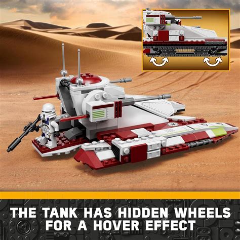 Lego Star Wars Republic Fighter Tank Building Toy The Clone Wars