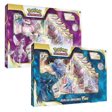 Pokemon Collezione Premium Dialga E Palkia Originale V Astro