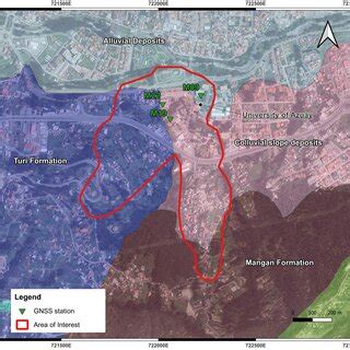 Geological Sketch Map Of The Case Study Central Sector Of Cuenca