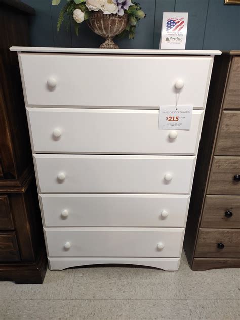 New White Chest Of Drawers Roth And Brader Furniture