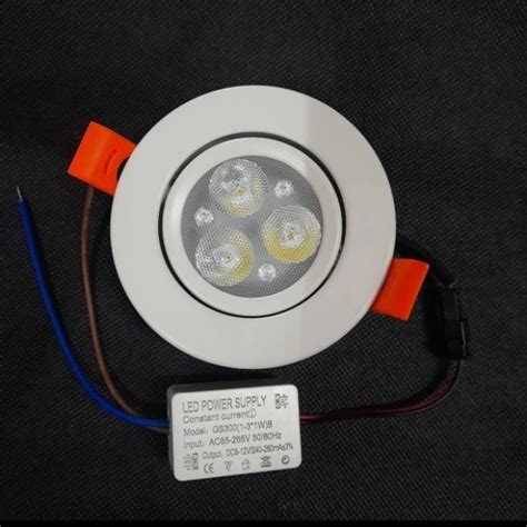 Jual Lampu Sorot Led Downlight Spot Hanlite W Watt Mata Spotlight