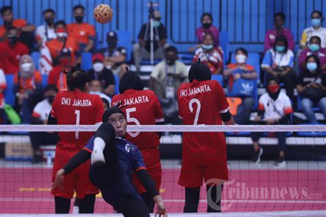 Kalahkan Dki Jakarta Tim Sepak Takraw Putri Sulsel Raih Emas Pon Xx