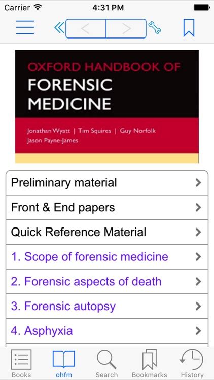 Oxford Handbook of Forensic Medicine by Indextra AB