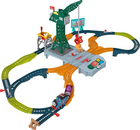 Amazon Thomas Friends Motorized Train Set Talking Cranky Delivery