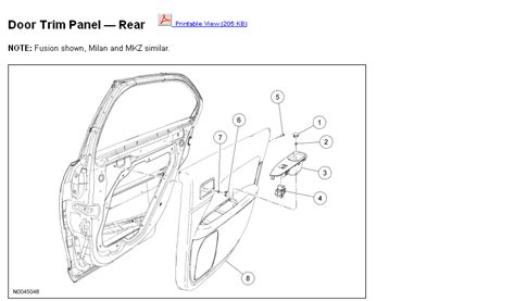 I Need To Remove The Door Panel On My 2008 Ford Fusion Does It Left Up