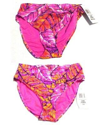 Sunsets Jungle Rhythm Bikini Tankini Swimsuit Separates Small NWT EBay