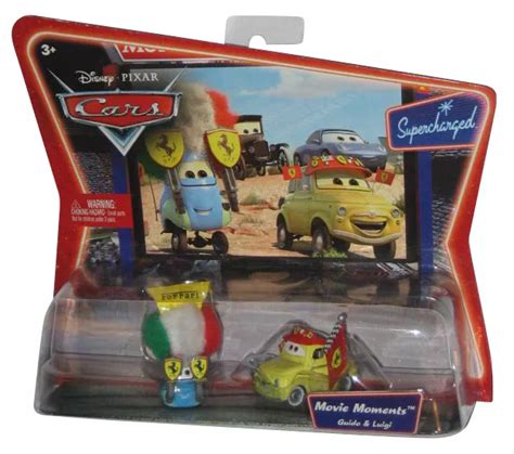 DISNEY PIXAR CARS Guido & Luigi Ferrari Fans Movie Moments Supercharged Toy Set £26.28 - PicClick UK