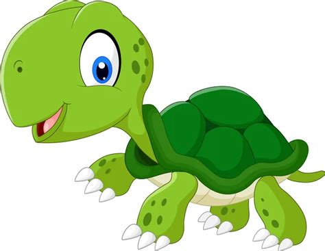 Happy Sea Turtle Cartoon Stock Vector Dreamcreation