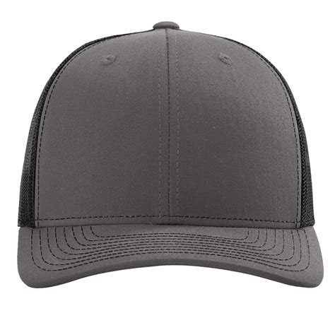 richardson  charcoal black gearheadhats