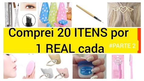 COMPREI 20 ÍTENS DE 1 REAL NO SHOPEE COMPRINHASSHOPEE