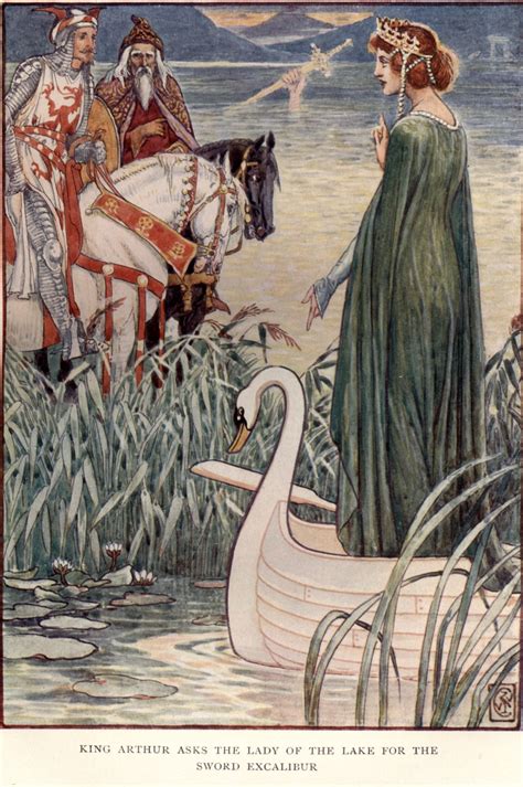 Vivian The Lady Of The Lake And Nimue