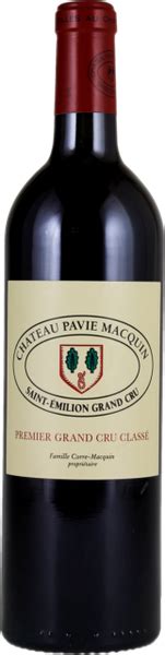 Chateau Pavie Macquin Saint Emilion St Grand Cru Classe B