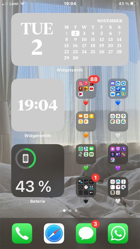 An Iphone Screen Showing The Time Date And Calendars For Each Month In