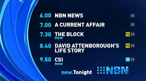 Nbn Television Lineup Ident Youtube