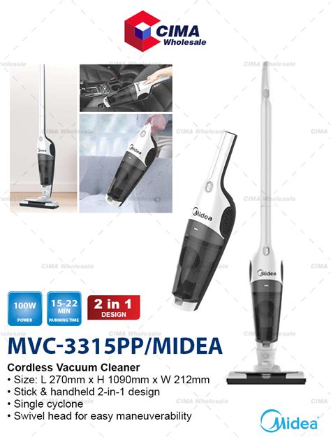 Midea Mvc Pp Cordless Vacuum Cleaner