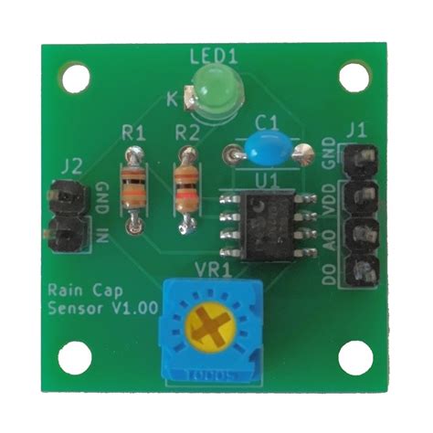 静電容量式土壌水分センサ基板 Capacitive Soil Moisture Sensor