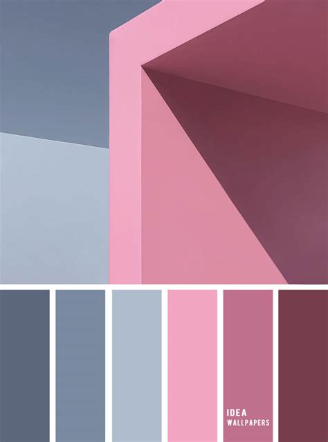 19 The perfect pink color combinations { Pink hues + Blue Grey } – Idea ...