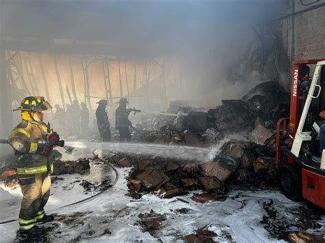 Incendio En Azcapotzalco Cdmx Consumió 7 Bodegas Video