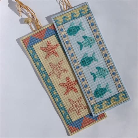 Seaside Bookmarks Cross Stitch Pattern Etsy