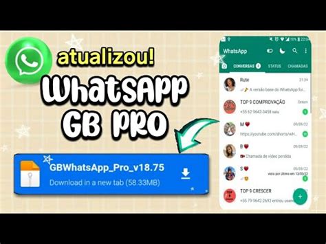 Chegou Novo Whatsapp Gb Pro Atualizado Novas Fun Es