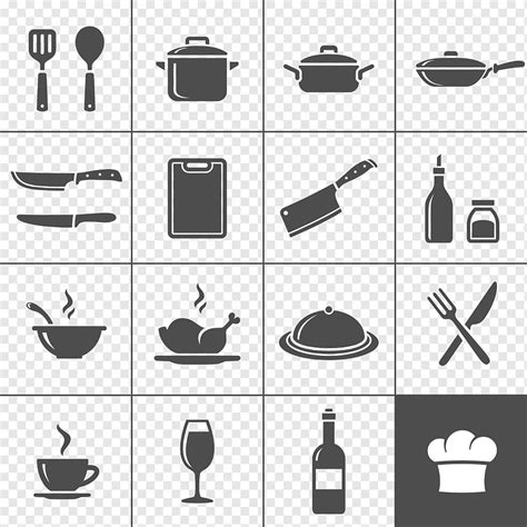 Iconos De Cocina De Restaurante Png PNGWing