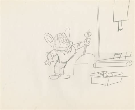 Mighty Mouse The New Adventures Development Drawing Id Feb24186