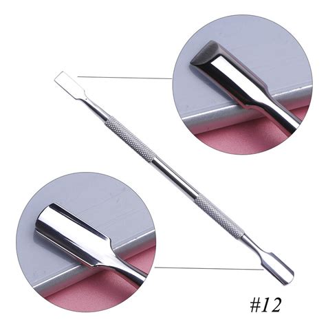 7 Type Rvs Cuticle Pusher Spoon Vork Dode Huid Nai Grandado