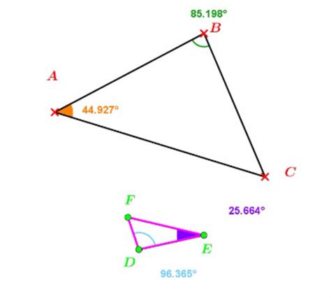 Triangles Semblables Geogebra