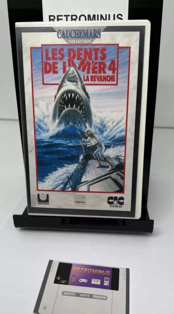 Vhs Les Dents De La Mer Cassette Vid O Vf Cic Collection Cauchemar